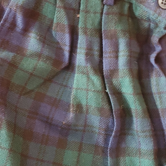 Vntg Tartan Wool Pendleton Shorts - Picture 3 of 5